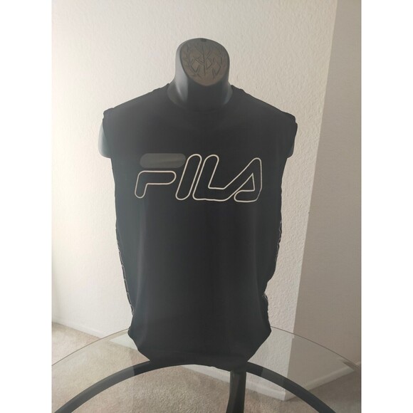 Fila Black Tank Top Shirt Size Medium Brand New! - Picture 5 of 10